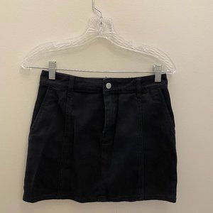 Forever 21 black denim skirt